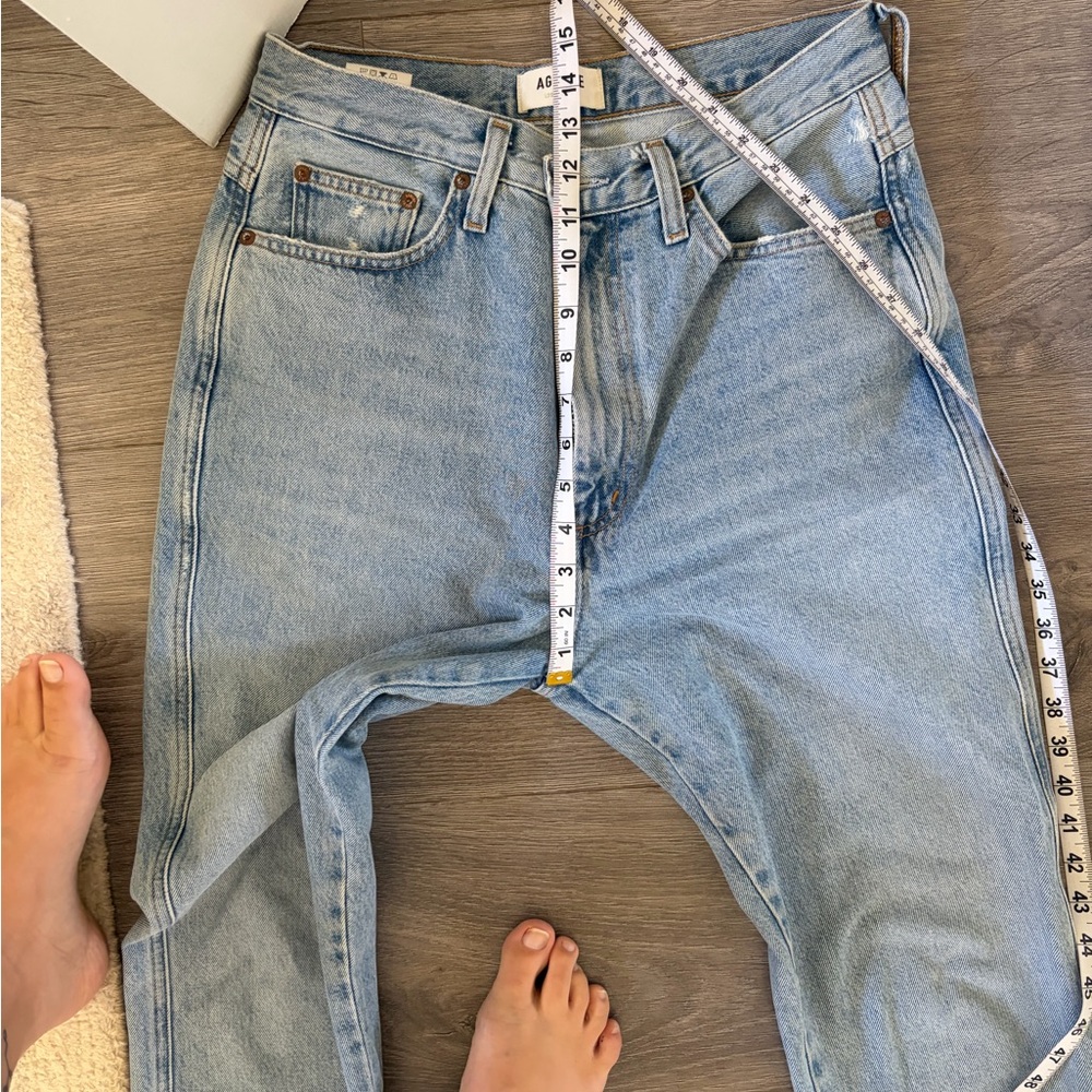 Agolde Pinch Waist High Rise Jeans Riptide - Picture 5 of 5